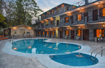 Jim Corbett Resort with Swimming Pool